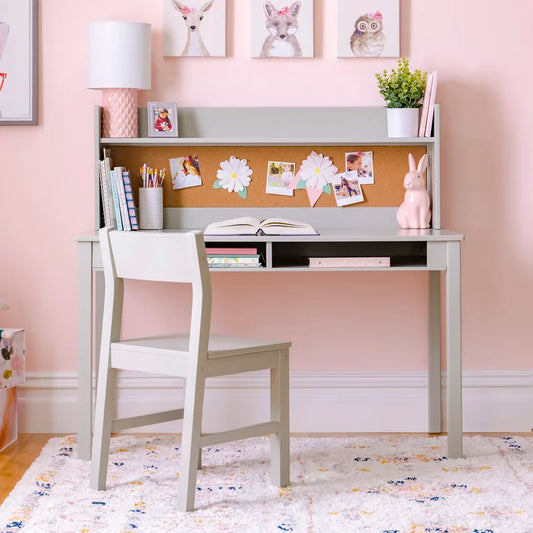 Kids Study Table: 44'' W Desk With Chair