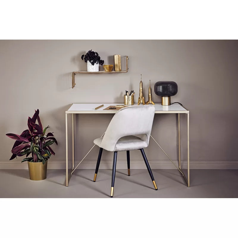 Kids Study Table: 47.24'' Desk Gold