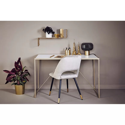 Kids Study Table: 47.24'' Desk Gold