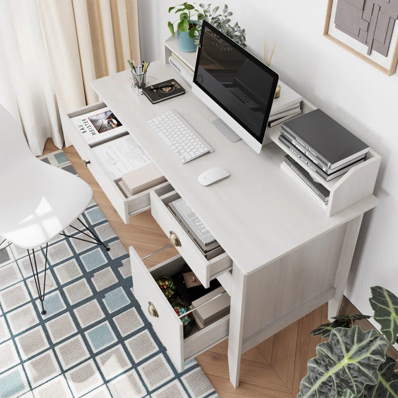 Kids Study Table: 47.24'' Desk White