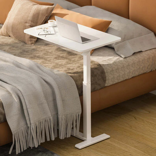 Kids Study Table: Overbed Table with Wheels