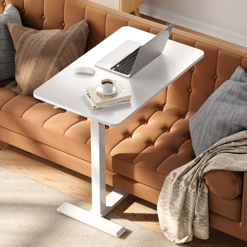 Kids Study Table: Overbed Table with Wheels