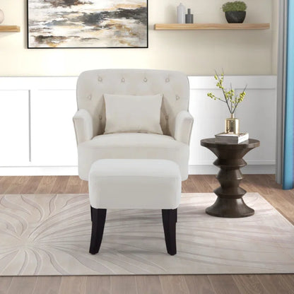 Luxury Sofa Sets: Convertible Velvet Loveseat Set with Chair & Ottoman