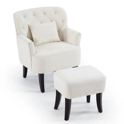 Luxury Sofa Sets: Convertible Velvet Loveseat Set with Chair & Ottoman