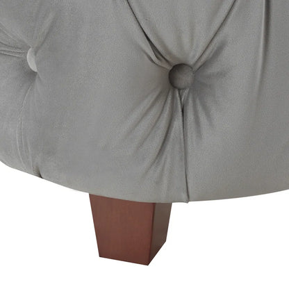King Size Bed: New Design Upholstered Bed Gray