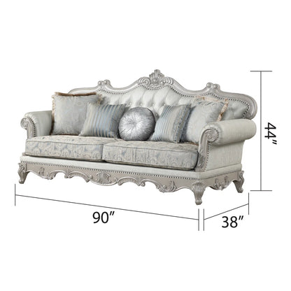 7 Seater Sofa Set:  5-Piece Living Room Furniture Set with Sofa