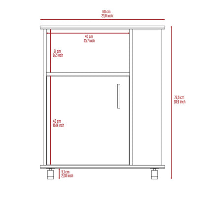 Microwave Stands:  Single-door, three-sided store unit kit smaller cabinet