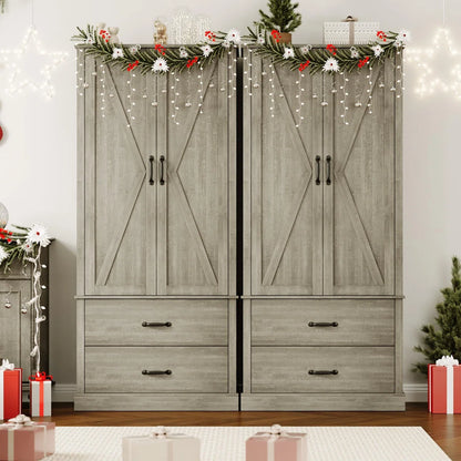 Microwave Stands: Kitchen Pantry Cabinet With Doors And Shelves – Freestanding Tall Microwave Stands for Efficient Storage