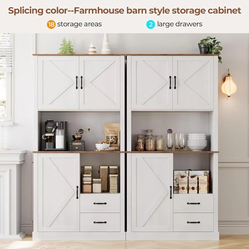 Microwave Stands: Modern Kitchen Pantry with Microwave Stands