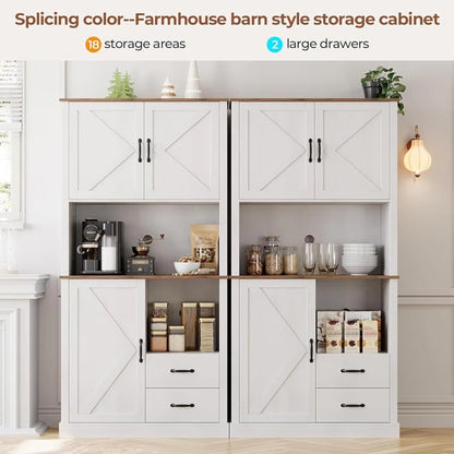 Microwave Stands: Modern Kitchen Pantry with Microwave Stands