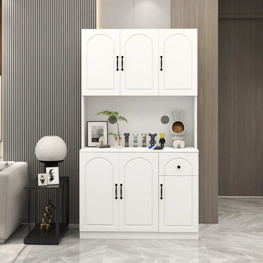 Microwave Stands: Stylish Kitchen Pantry Storage Cabinet – Perfect Microwave Stands Solution