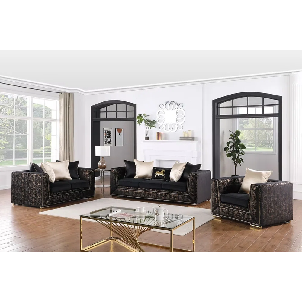 7 Seater Sofa Set: Stylish 3pcs Living Room Furniture for Modern Homes