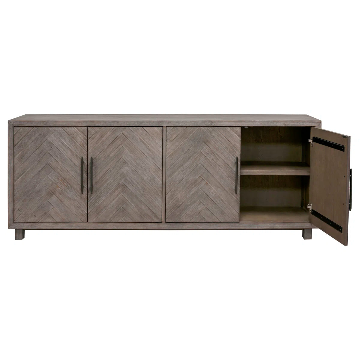 tv panel: Modern tv panel fits up to 85" screens, with storage and shelves