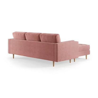 L Shape Sofa Set: 84" Wide Reversible Sofa and Chaise