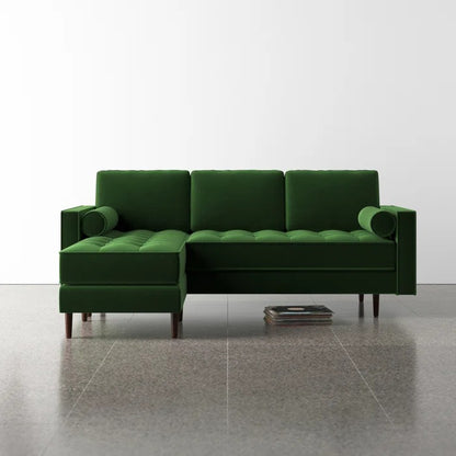 L Shape Sofa Set: 84" Wide Reversible Sofa and Chaise