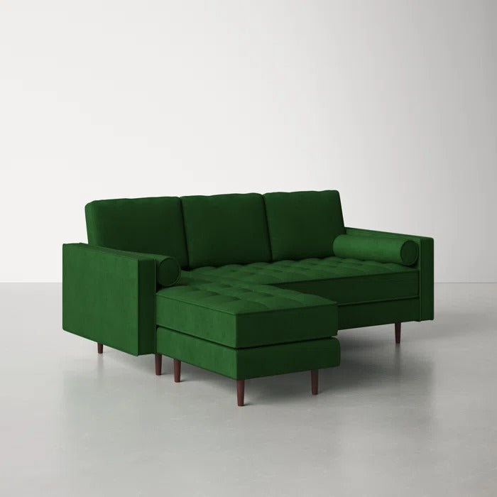 L Shape Sofa Set: 84" Wide Reversible Sofa and Chaise