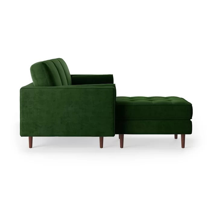 L Shape Sofa Set: 84" Wide Reversible Sofa and Chaise