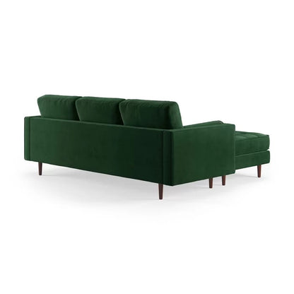 L Shape Sofa Set: 84" Wide Reversible Sofa and Chaise