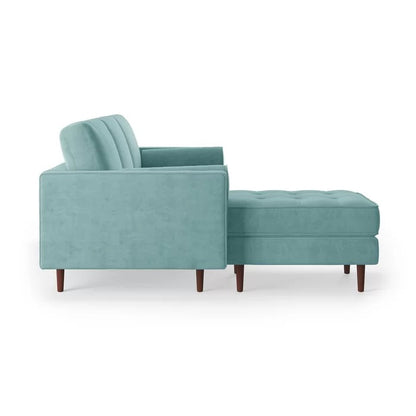 L Shape Sofa Set: 84" Wide Reversible Sofa and Chaise