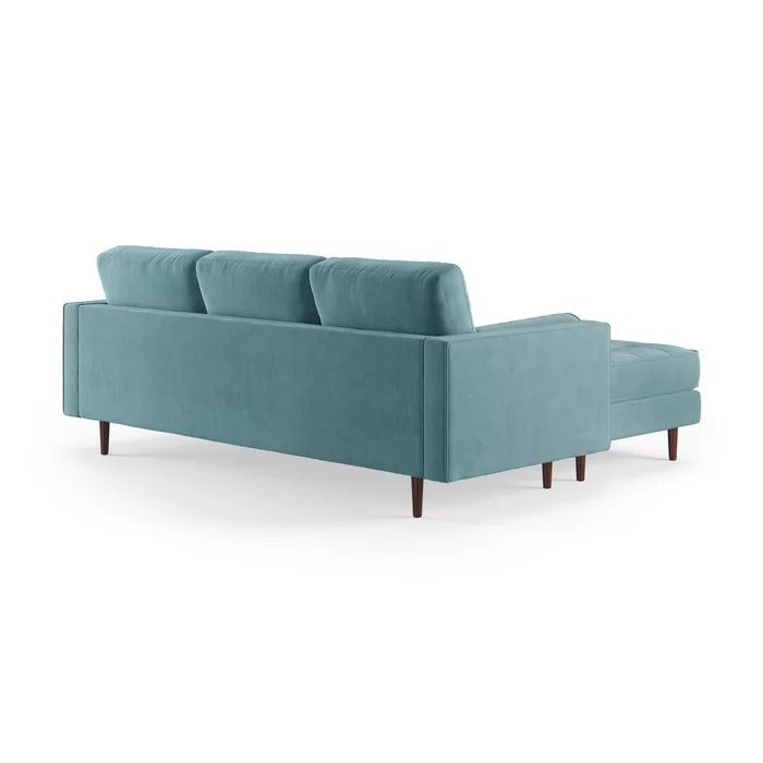 L Shape Sofa Set: 84" Wide Reversible Sofa and Chaise