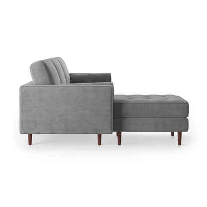 L Shape Sofa Set: 84" Wide Reversible Sofa and Chaise