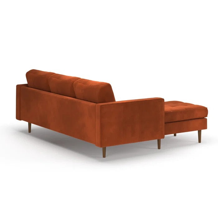 L Shape Sofa Set: 84" Wide Reversible Sofa and Chaise