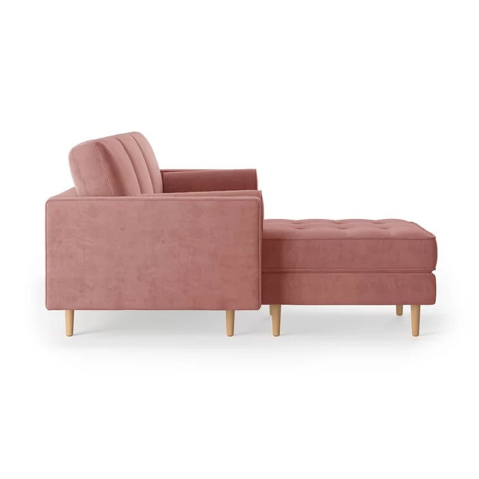 L Shape Sofa Set: 84" Wide Reversible Sofa and Chaise