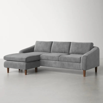 L Shape Sofa Set: Chaise Sectional - Reversible Sof Set