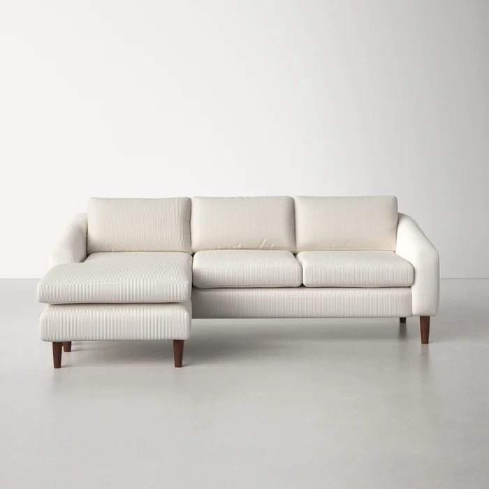 L Shape Sofa Set: Chaise Sectional - Reversible Sof Set
