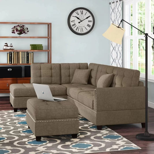 L Shape Sofa Set: Chic Design of Fashionable Sofa Set