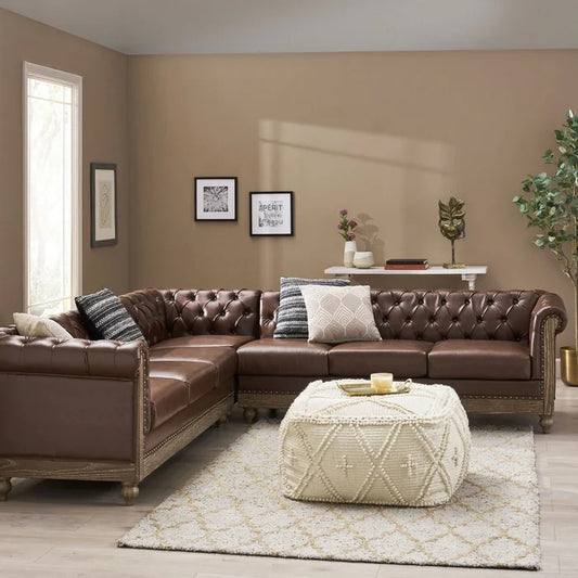 L Shape Sofa Set: Classic Design and Traditional Elements