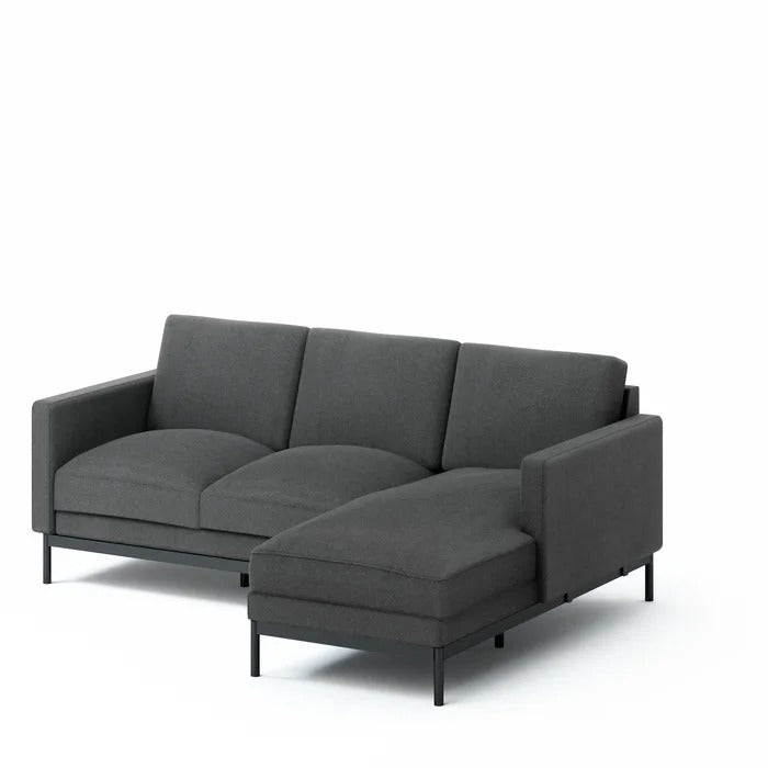 L Shape Sofa Set: Compact Contemporary Design
