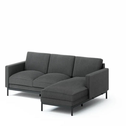 L Shape Sofa Set: Compact Contemporary Design