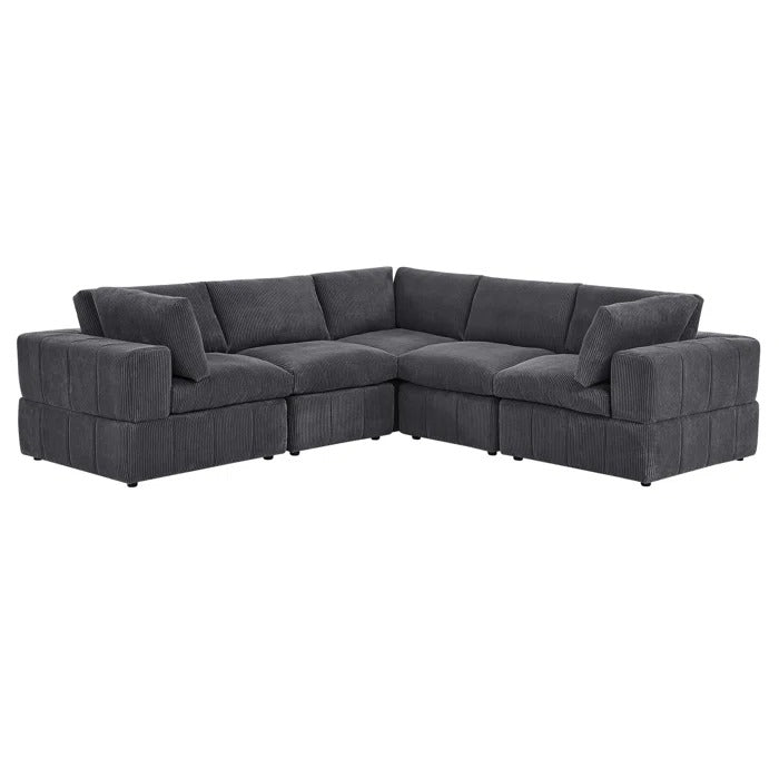 L Shape Sofa Set: Cozy Modular Sectional Sofa