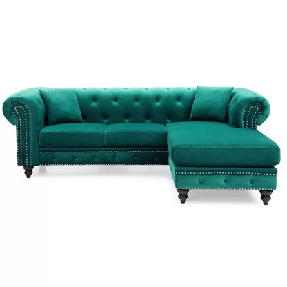L Shape Sofa Set:  Dramatic Sectional Sofa