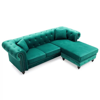 L Shape Sofa Set:  Dramatic Sectional Sofa