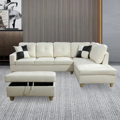 L Shape Sofa Set: Elegant Contemporary Sofa