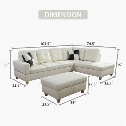 L Shape Sofa Set: Elegant Contemporary Sofa