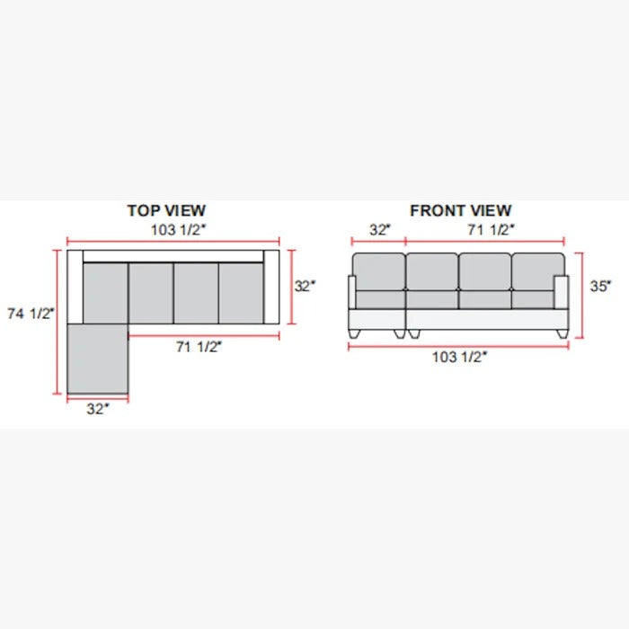 L Shape Sofa Set: Elegant Contemporary Sofa