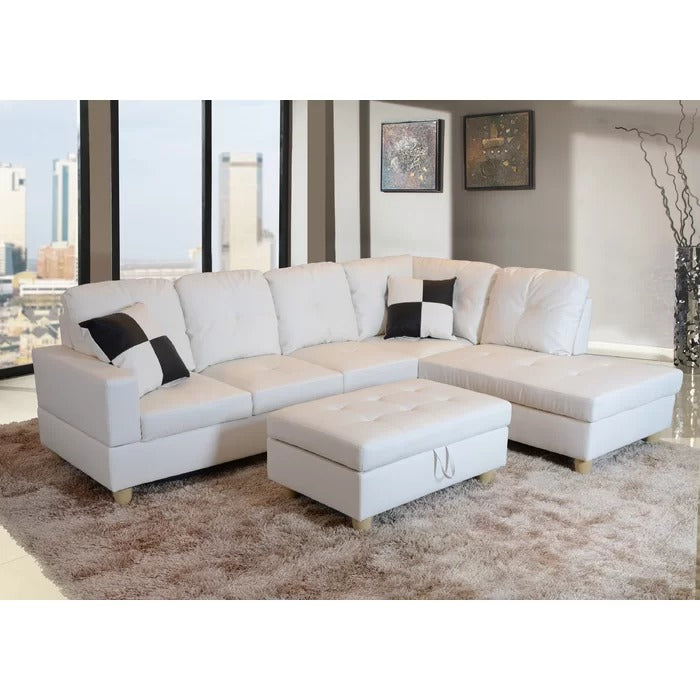 L Shape Sofa Set: Elegant Contemporary Sofa