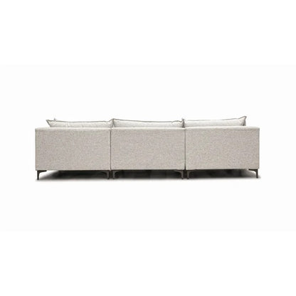 L Shape Sofa Set: Family-Friendly Fabric & Comfortable Sofa