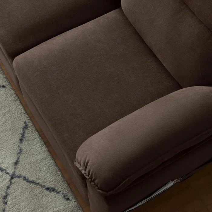L Shape Sofa Set: L-Shaped 3-Seat Couch