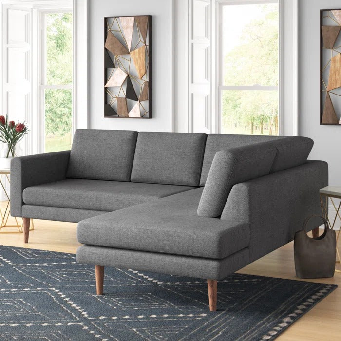 L Shape Sofa Set: L-Shaped Corner Sectional Sofa