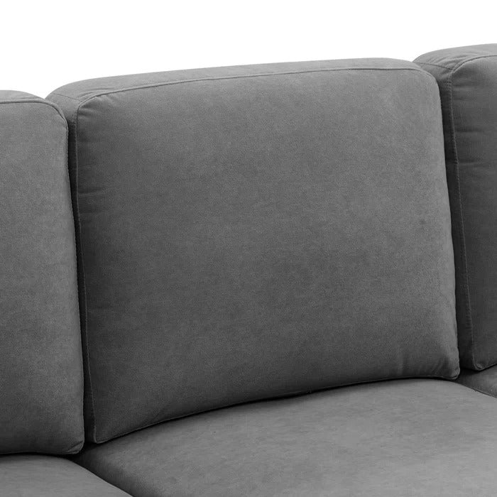 L Shape Sofa Set: L-shaped sectional sofa comfortabe and chic style