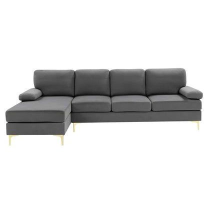 L Shape Sofa Set: L-shaped sectional sofa comfortabe and chic style