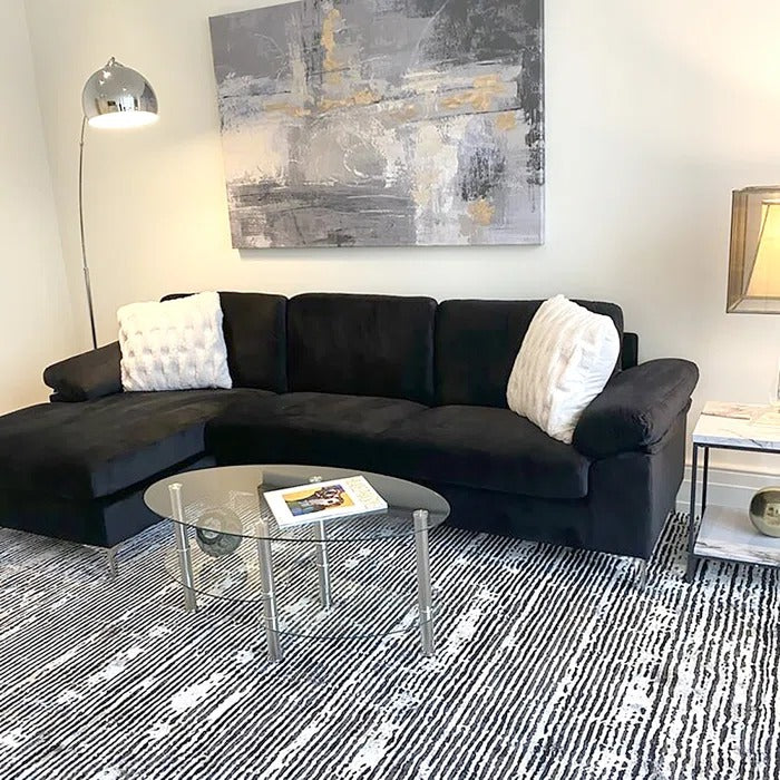 L Shape Sofa Set:  Living Room Seating