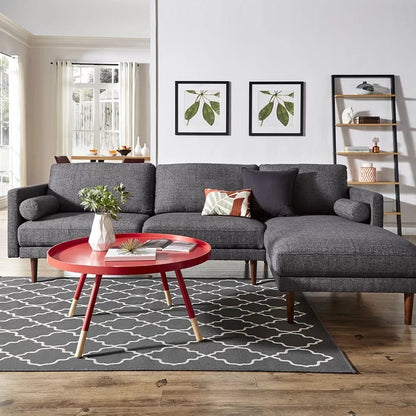 L Shape Sofa Set: Mid-Century Modern Design Sofa
