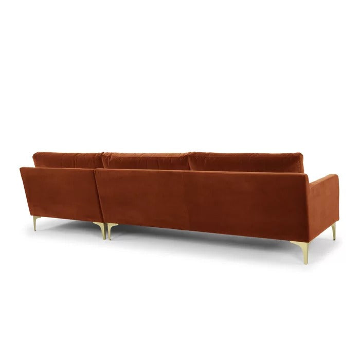 L Shape Sofa Set: Piece Upholstered Chaise Sectional