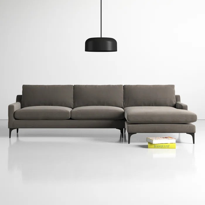 L Shape Sofa Set: Piece Upholstered Chaise Sectional