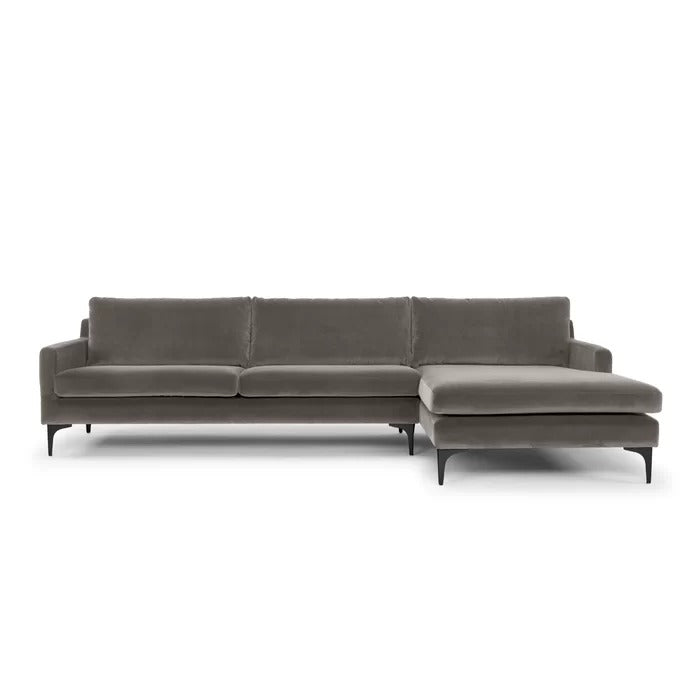 L Shape Sofa Set: Piece Upholstered Chaise Sectional